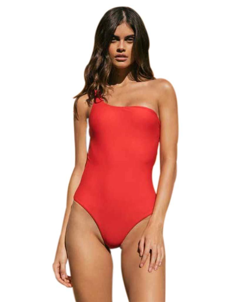 Jade Swim APEX ONE Piece Swimsuit - Lava Color | High Waisted One Piece Bathing Suit for Women | Perfect for Beach Vacations, Pool Parties & Summer Getaways