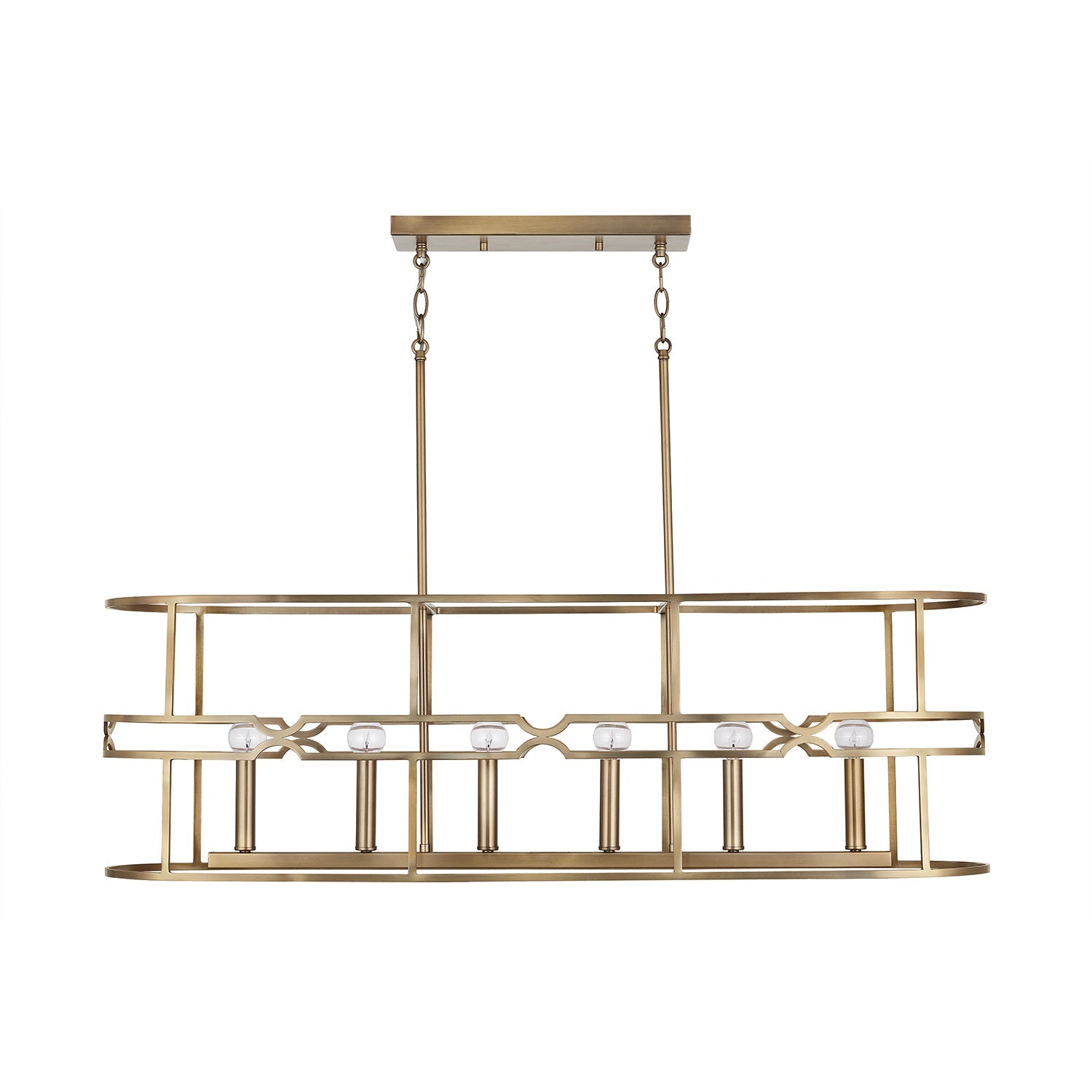 Capital Lighting 6-Light Modern Island Pendant - Perfect for Kitchen, Dining Room, and Living Room Lighting