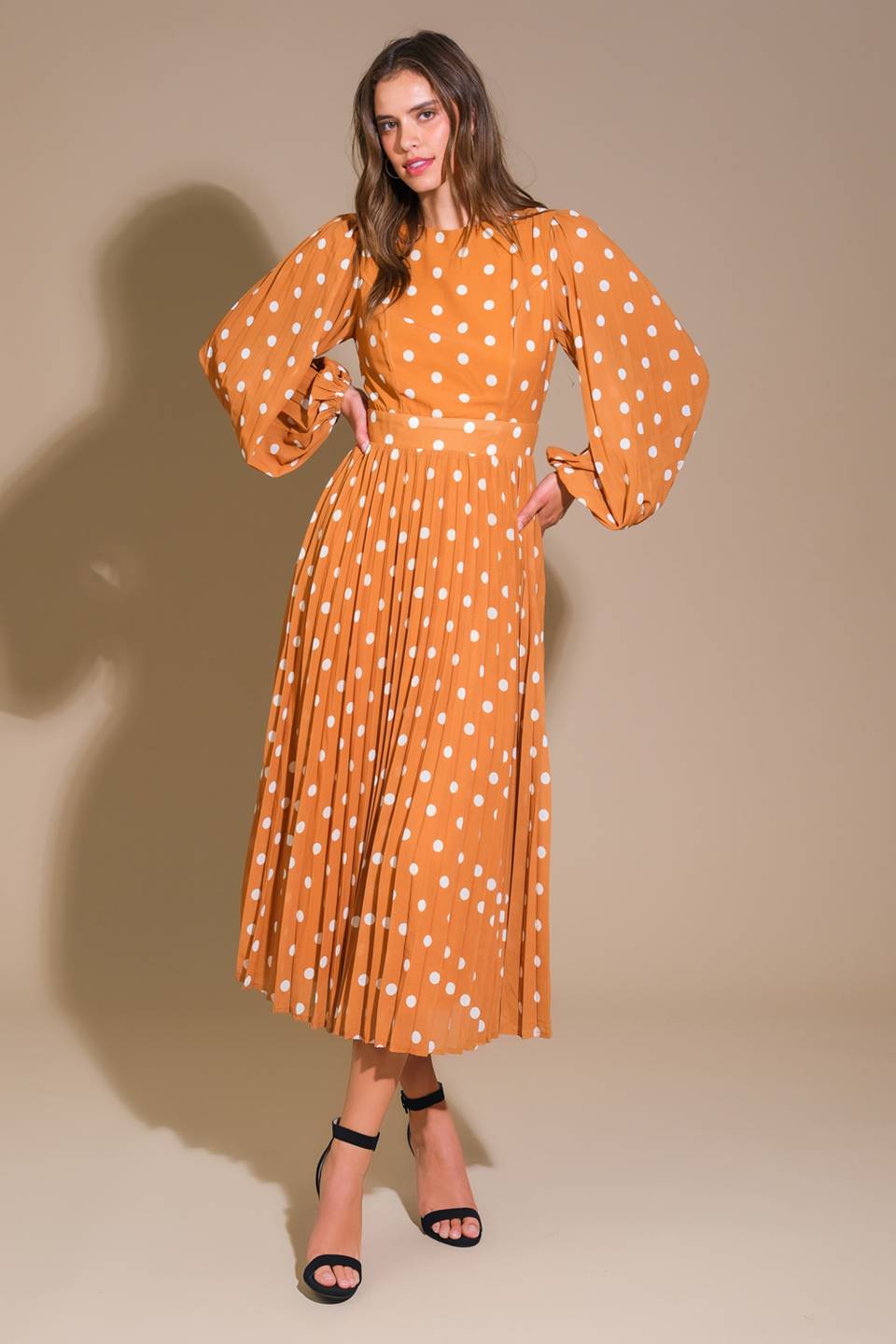 Elegant Moment Maker Woven Midi Dress for Women | Summer Casual & Party Wear | Perfect for Weddings, Dates & Office Outfits