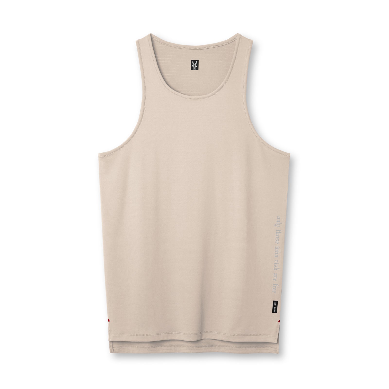 3D Lite® 2.0 Drop Hem Tank Top - Sand Smoke | Soft Breathable Women's Casual Shirt | Perfect for Yoga, Running & Everyday Wear