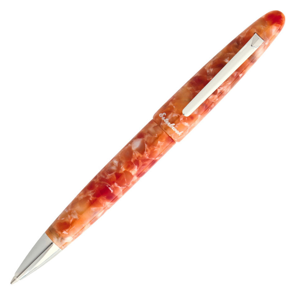 Esterbrook Estie Rollerball Pen - Petrified Forest Design with Palladium Trim | Premium Writing Instrument for Office, Journaling & Gift Giving