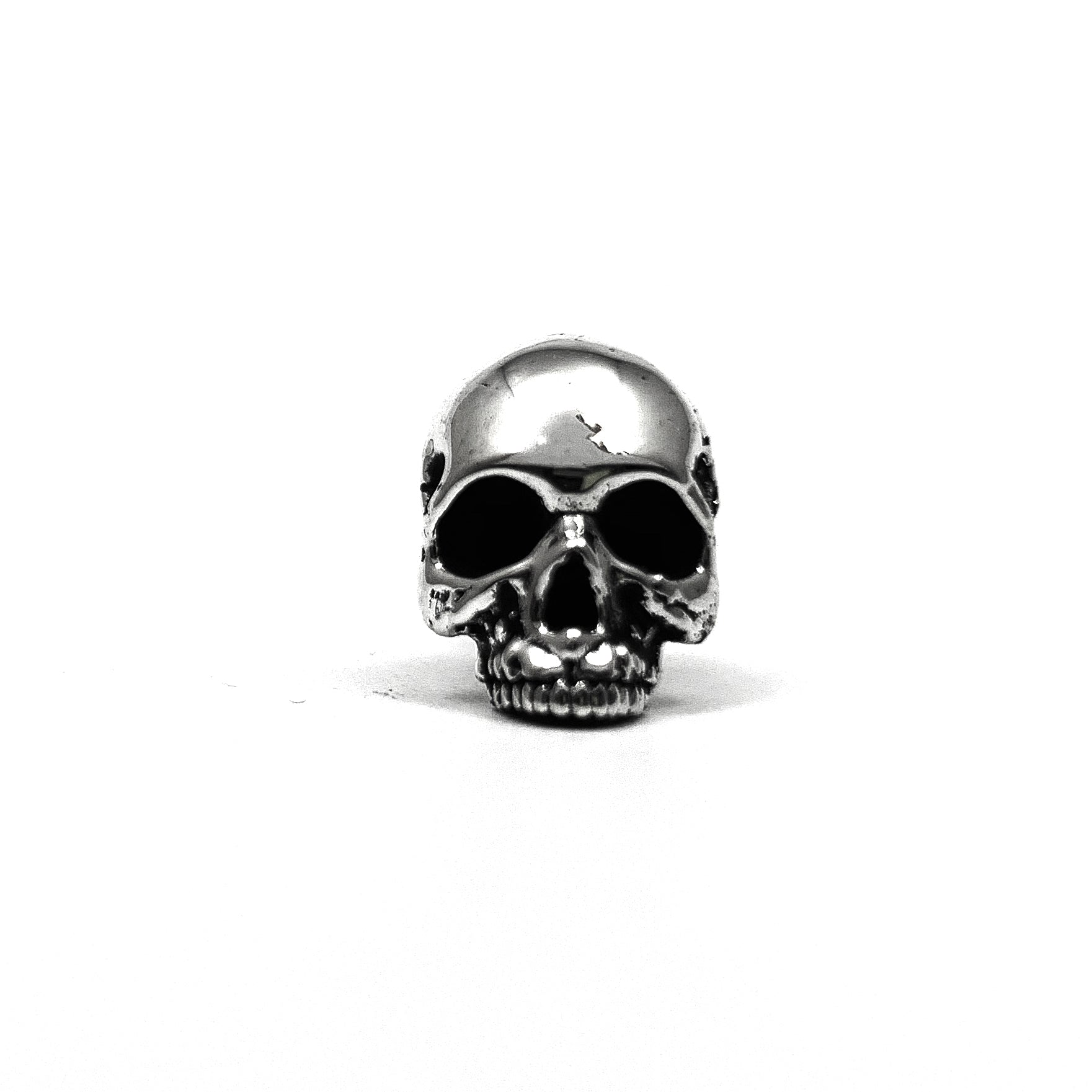 Sterling Silver Skull Tie Pin - Elegant Gothic Tie Accessory for Men - Perfect for Weddings, Business Meetings & Formal Events