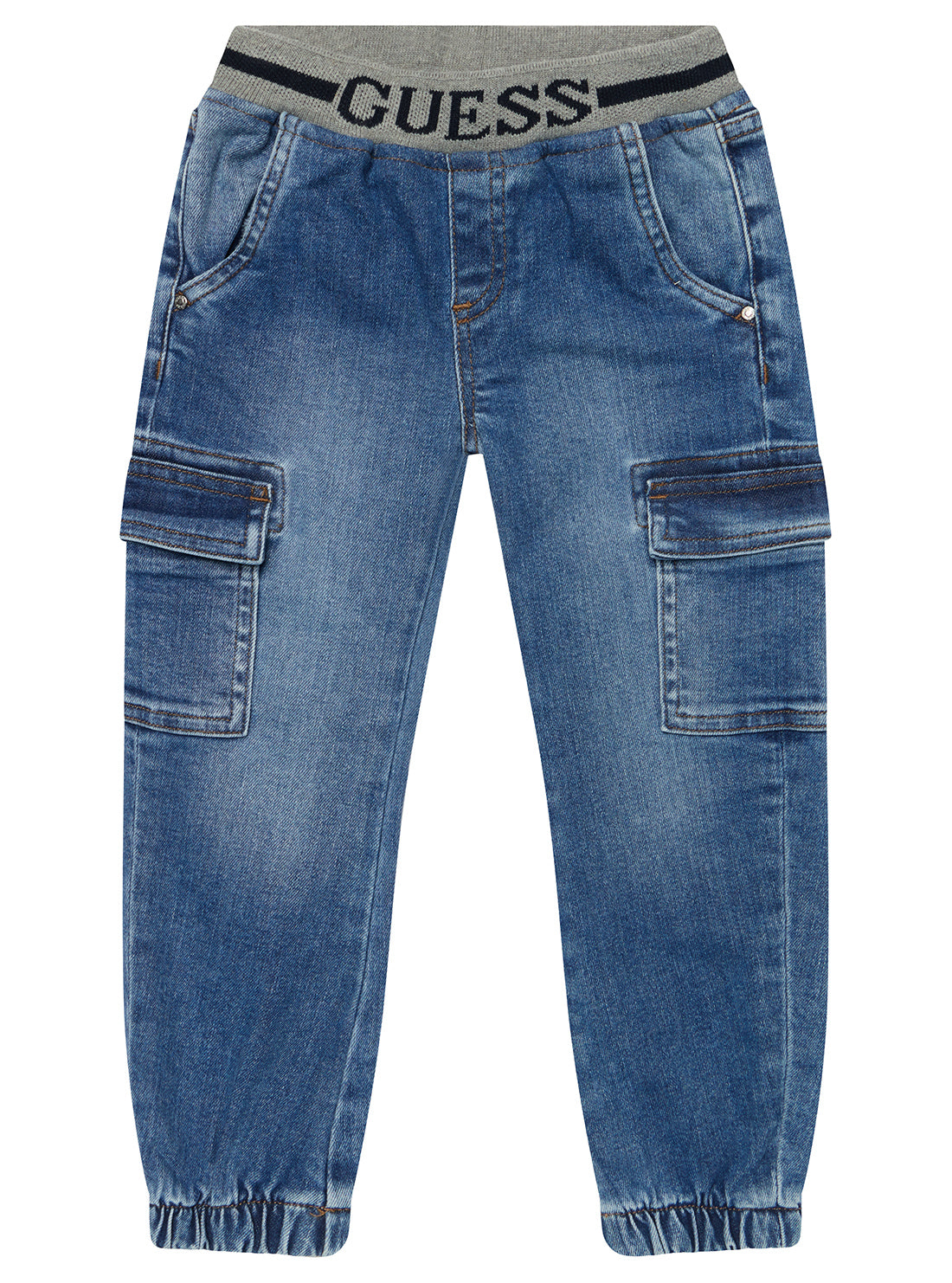 Blue Denim Pull On Pants for Women - Stretch Comfortable Jogger Jeans (Size 2-7) - Perfect for Casual Wear, Work & Travel