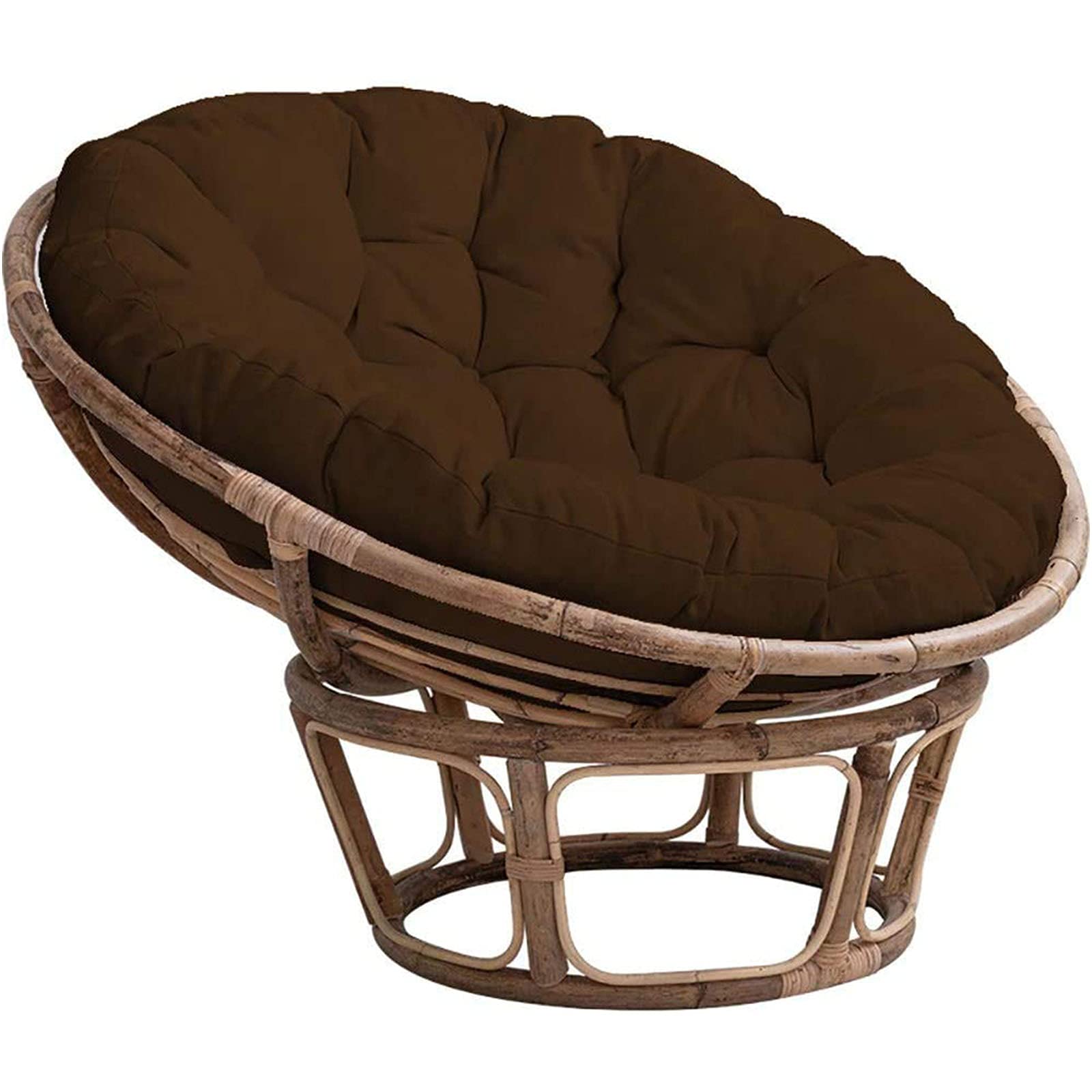 Comfortable Round Hanging Egg Swing Chair Cushion - Thick Removable Outdoor Seat Pad for Meditation, Yoga & Relaxation | Perfect for Porch, Garden, Patio & Backyard Lounging