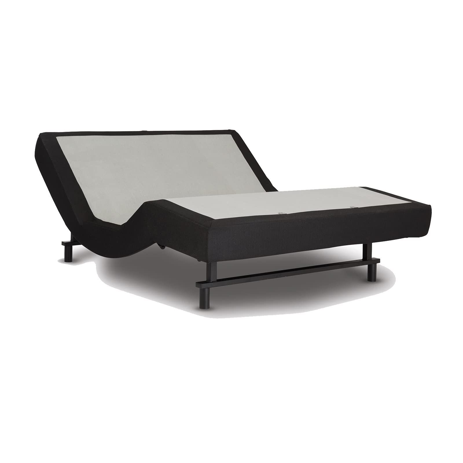 Adjustable Bed Base Frame with Wireless Remote - Full Head & Foot Incline, 800lbs Weight Capacity - Perfect for Back Pain Relief, Reading & Watching TV in Bed