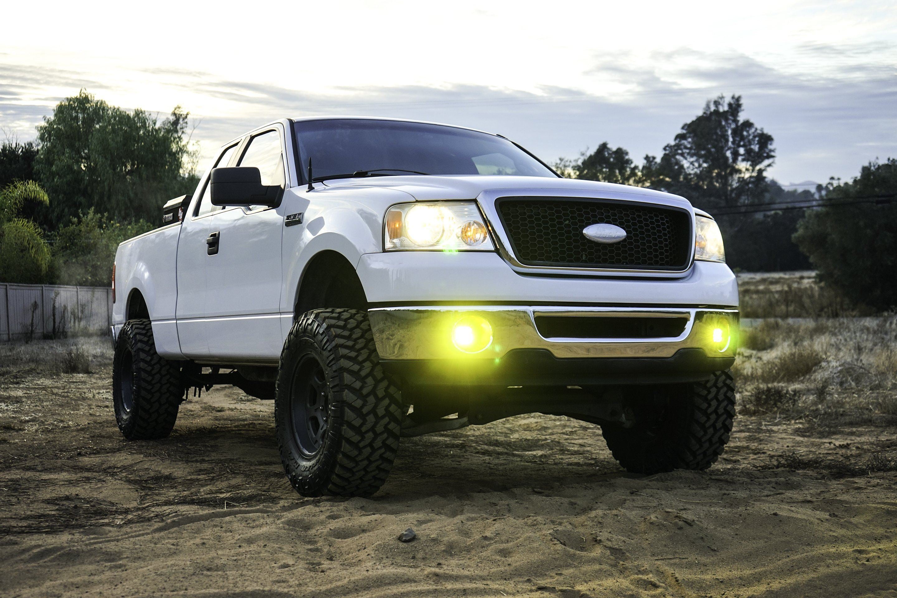 2006-2014 Ford F150 SAE Fog Light Kit - Durable Replacement Headlights for Off-Road & Night Driving