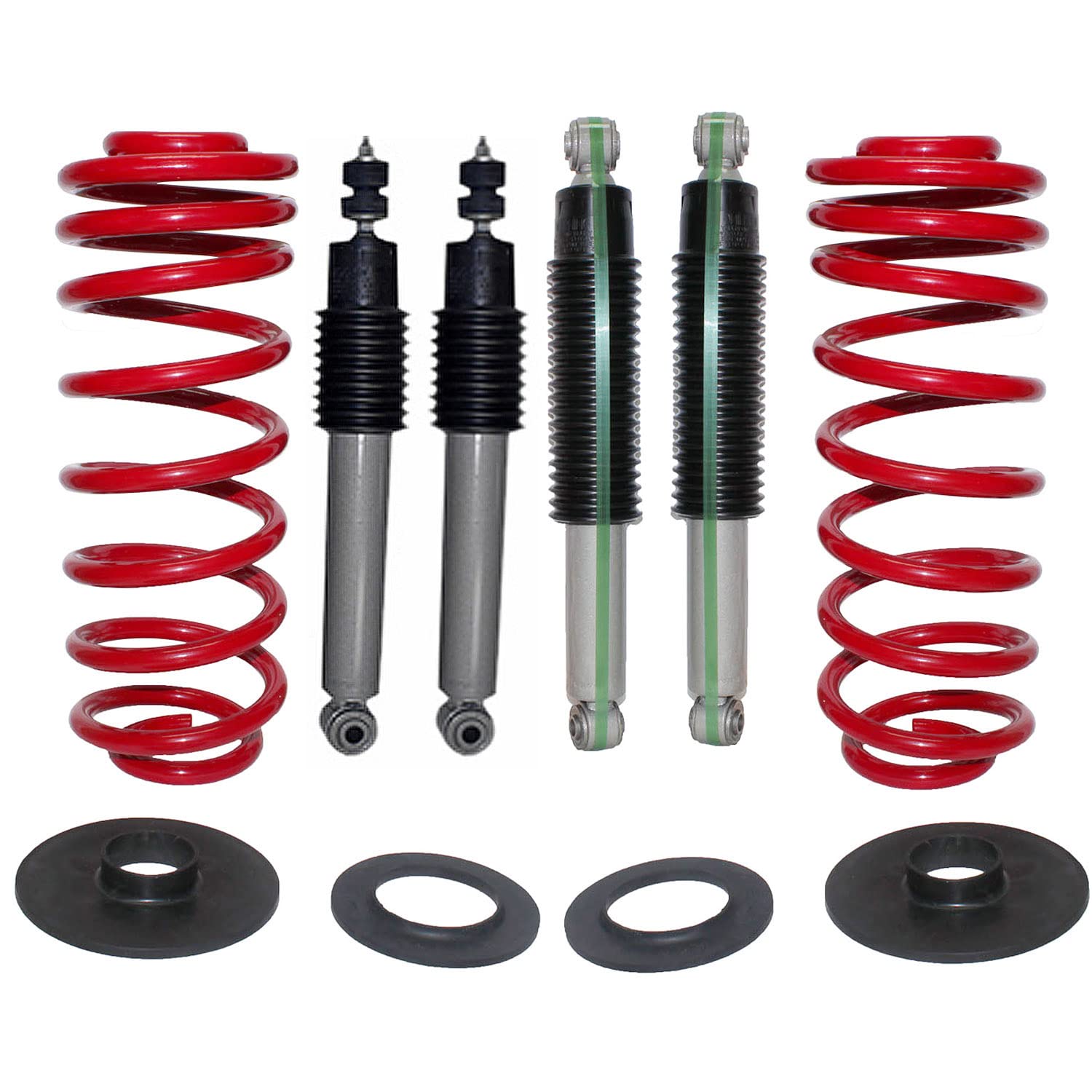 Westar KT-1108 Air to Coil Spring Conversion Kit for Smooth Ride & Improved Handling - Perfect for Truck & SUV Suspension Upgrades