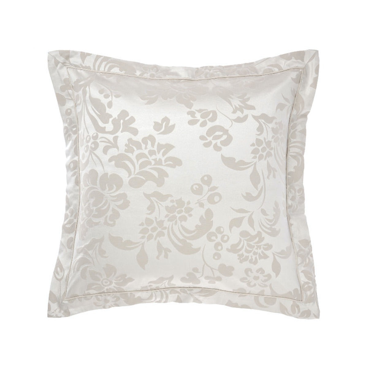 Linen House Coralie European Pillowcase - Premium Cotton Decorative Pillow Cover for Sofa, Bed & Couch - Elegant Home Decor for Living Room & Bedroom