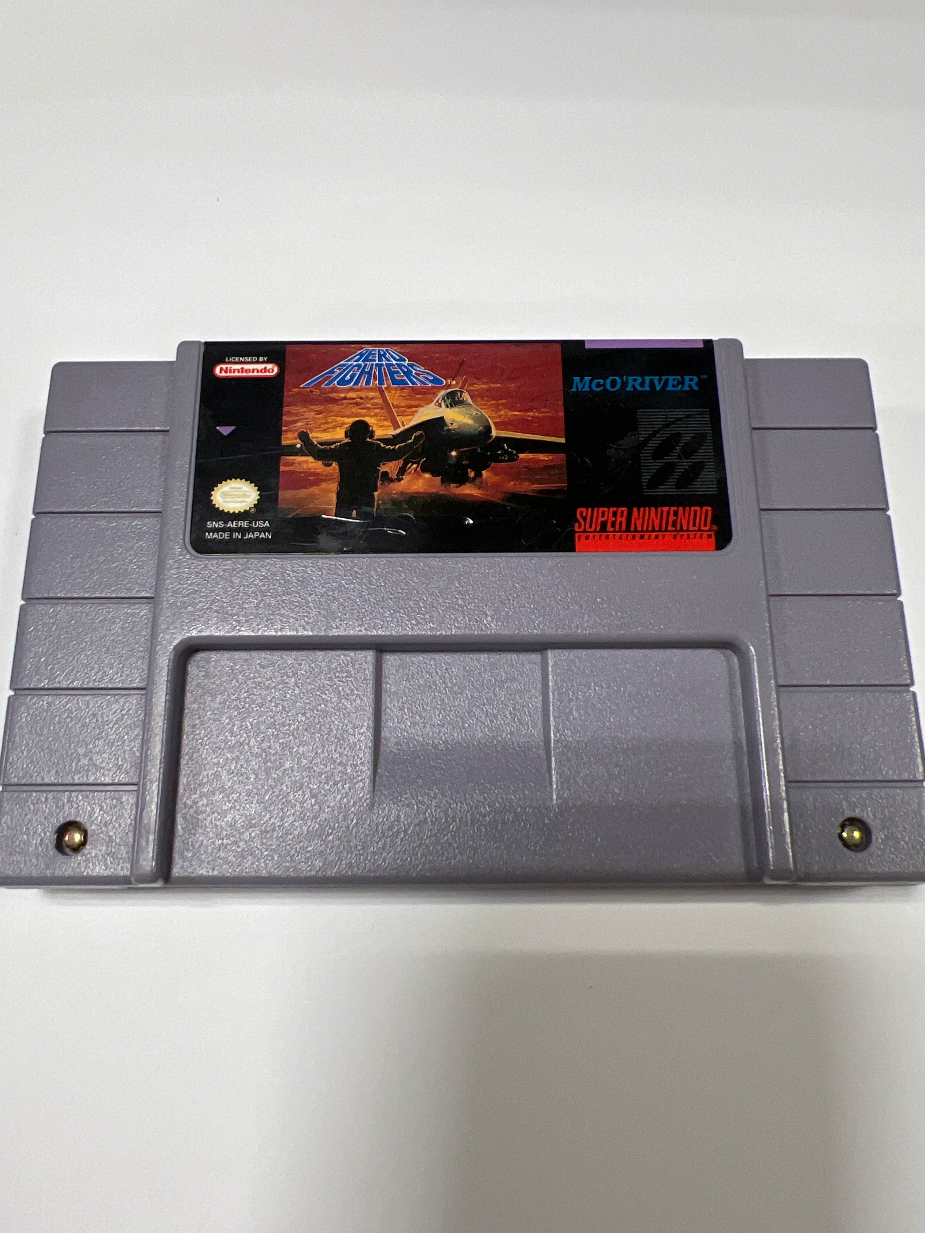 Aero Fighters (LS Flaw) - Super Nintendo SNES Classic Retro Video Game - Perfect for Collectors & Nostalgic Gamers - Great for Gaming Parties & Retro Gaming Nights