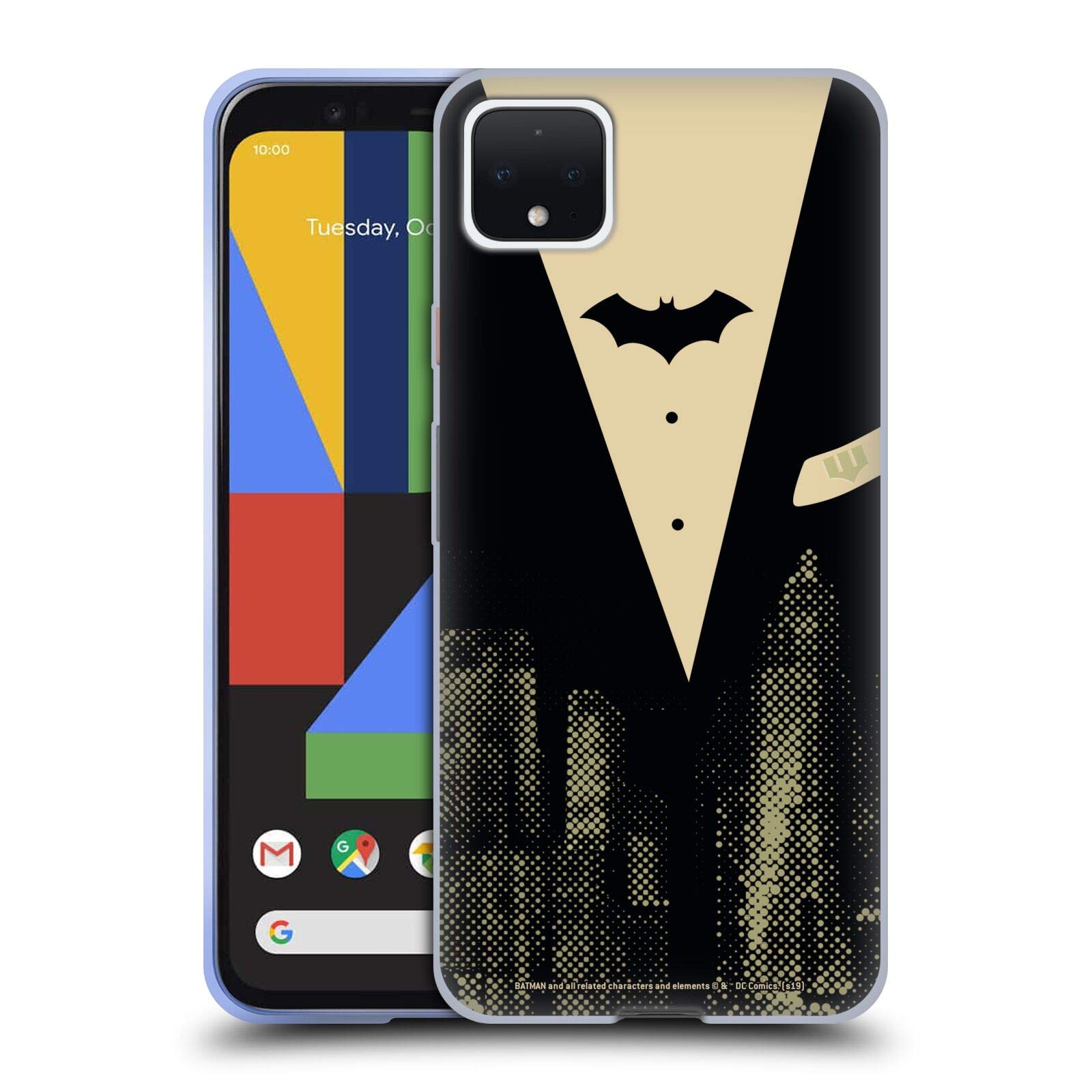 Batman Pixel 4 XL Case - DC Comics Licensed Gel Cover for Daily Protection