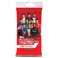 2024 Topps Formula 1 Paddock Pass Value Pack - Authentic F1 Trading Cards Collection for Collectors & Fans - Perfect for Gifts, Display & Racing Enthusiasts