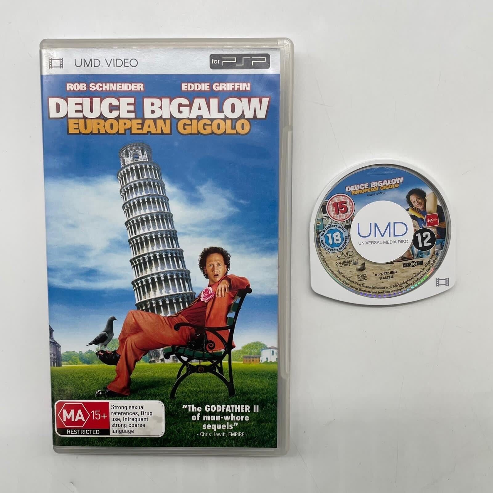 Deuce Bigalow European Gigolo PSP UMD Movie - Playstation Portable Video Game Accessory for Travel & Entertainment