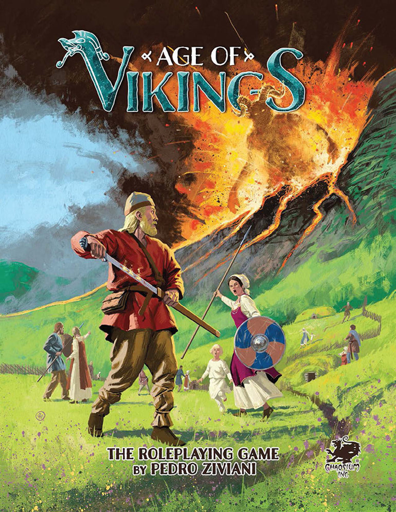 Age of Vikings Core Rulebook - Norse Mythology RPG Game for Tabletop & Roleplaying Adventures - Perfect for Viking Enthusiasts & Fantasy Gamers