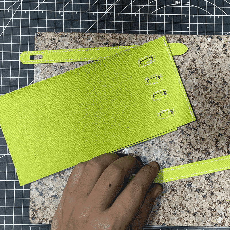 DIY Leather Bag Craft Kit - Inspired by Sellier Kelly Style - Perfect for Beginners & Hobbyists - Great for Gifts, Fashion Projects & Handmade Accessories