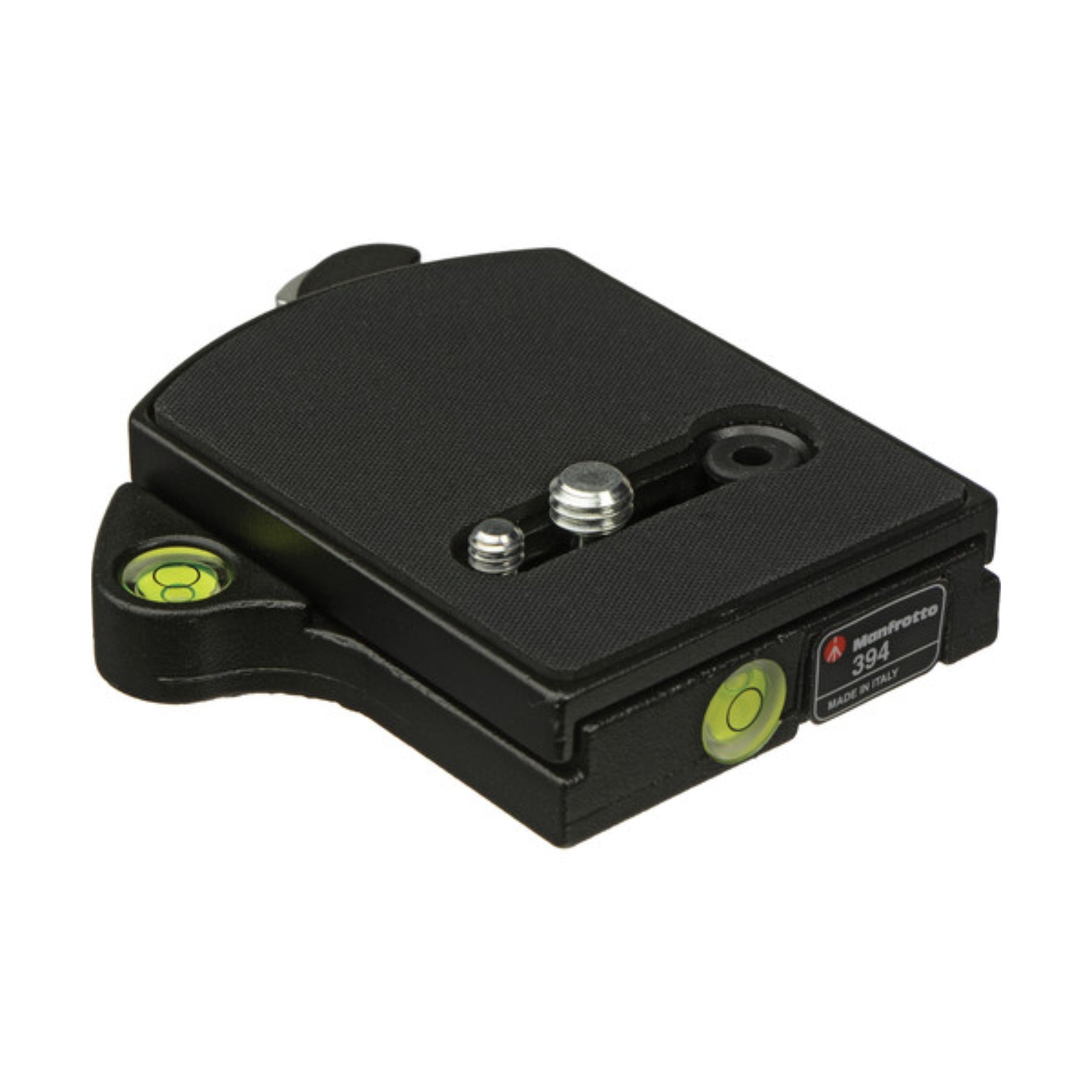 Manfrotto 394 Low Profile Quick Release Adapter with 410PL Plate - Professional Camera Mount for DSLR, Mirrorless & Video - Perfect for Tripods, Monopods & Studio Equipment