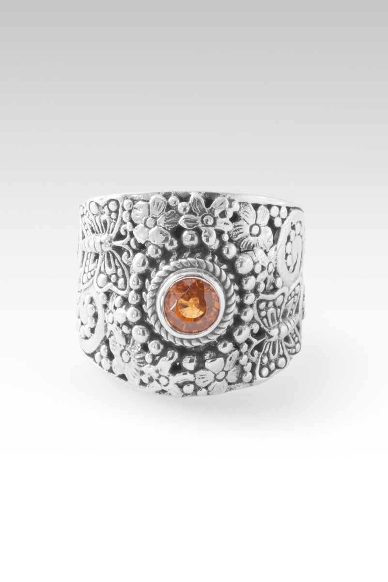 Beauty Within Ring™ in Spessartine Garnet - Elegant Gemstone Jewelry for Women, Perfect for Weddings, Anniversaries & Special Occasions