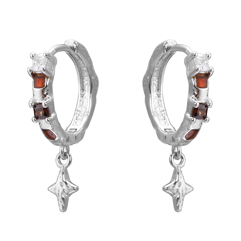 Stellar Symphony 925 Sterling Silver Star Earrings for Women - Elegant Celestial Jewelry for Everyday Wear & Special Occasions