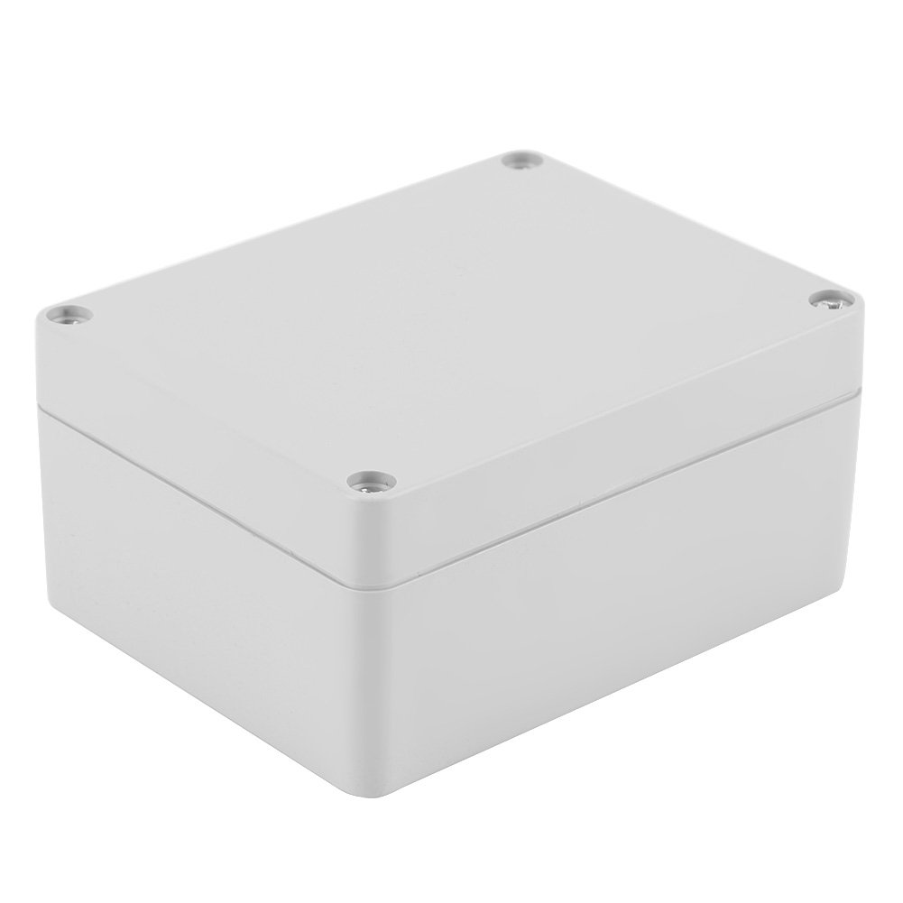 IP65 ABS Waterproof Weatherproof Outdoor Electrical Junction Box - 115x90x55mm Surface Mount Enclosure for Cable Connectors & Instruments - Ideal for Outdoor Projects, Garden Lighting & Security Systems
