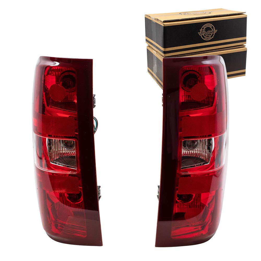 Brock Replacement Tail Light Assemblies for Driver & Passenger Side - Compatible with 25958482 & 25958483 - Perfect for Car Repair & Auto Parts Replacement