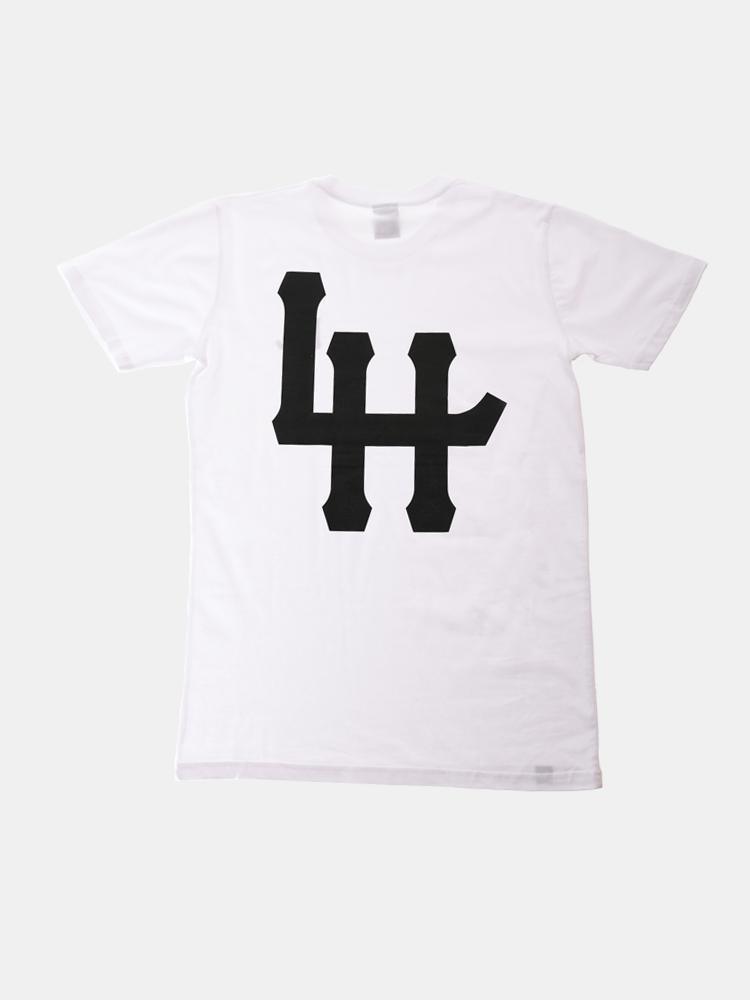 LH Big Logo T-Shirt for Men - Comfortable Cotton White Tee for Casual Wear & Street Style | Perfect for Everyday Outfits & Lounge
