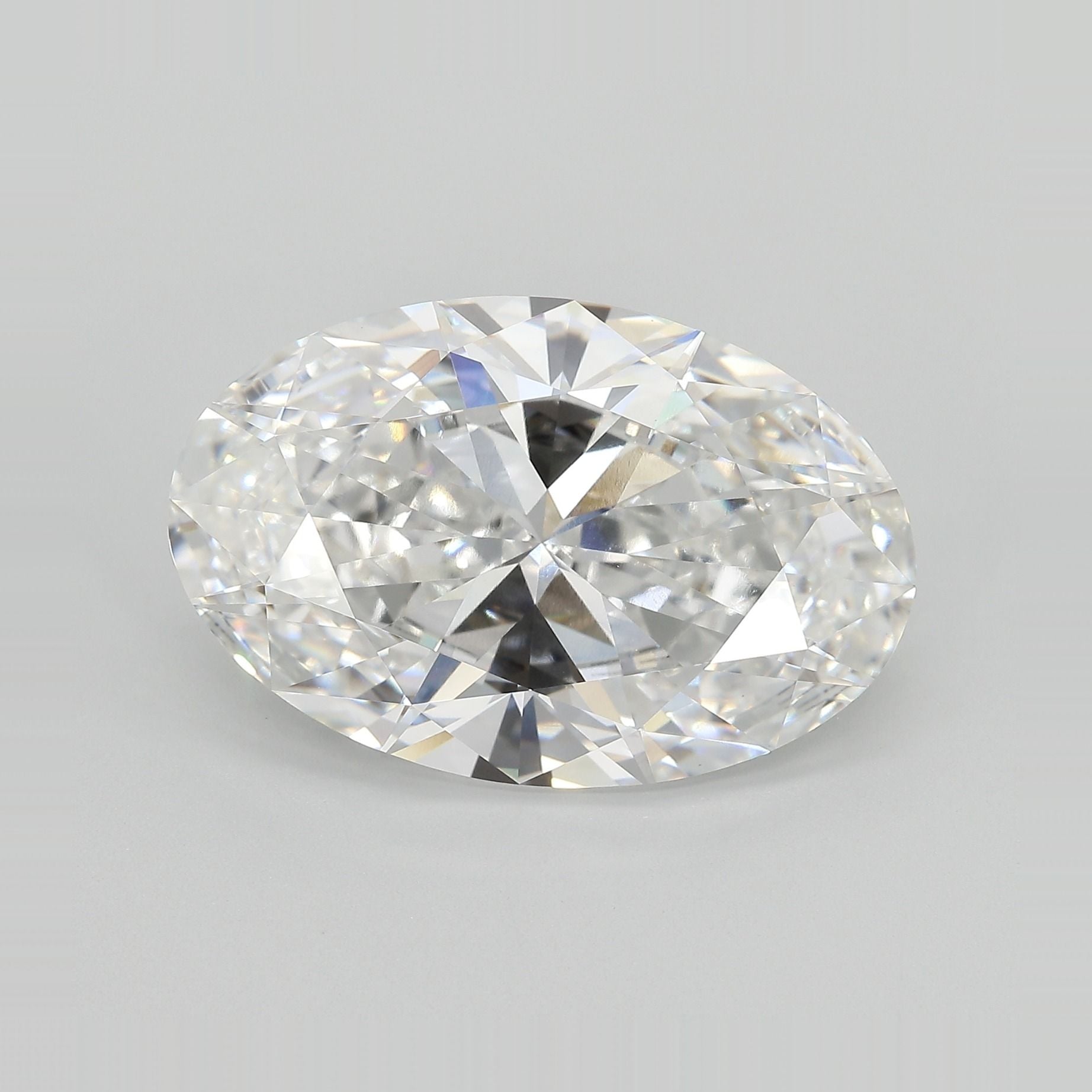13.24 Carat Oval Lab-Created Diamond E VVS2 - Elegant Engagement Ring & Wedding Jewelry for Women