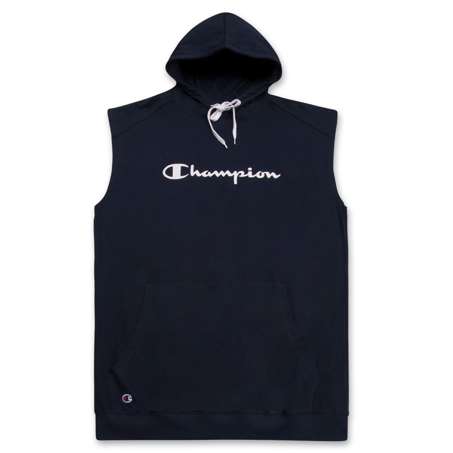 Champion Big and Tall Men's Sleeveless Hoodie - Breathable Workout Pullover for Gym & Running - Plus Size Athletic Wear for Training & Outdoor Activities
