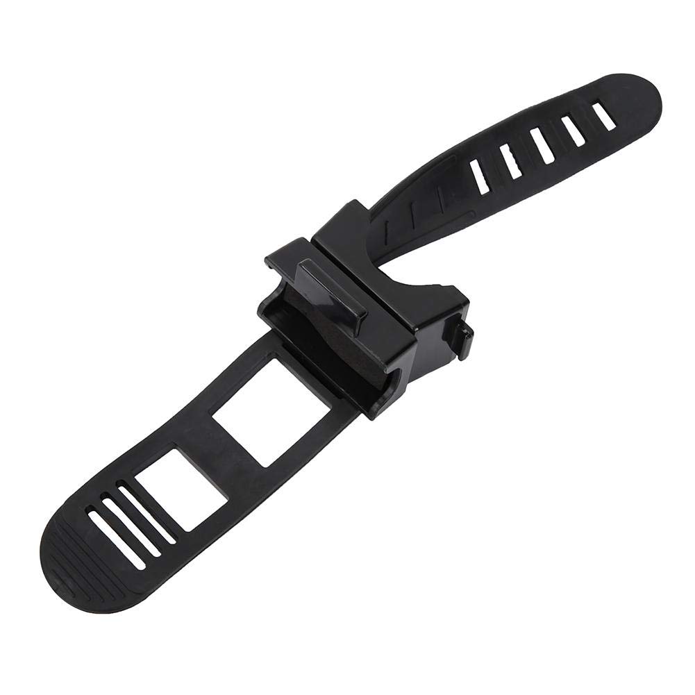 Weiyirot Adjustable 360° Rotatable Bike Light Holder - Black Lightweight Flashlight Mount for Bicycle Handlebar, Rear Fork & Middle Bar | Perfect for Night Cycling, Commuting & Outdoor Adventures
