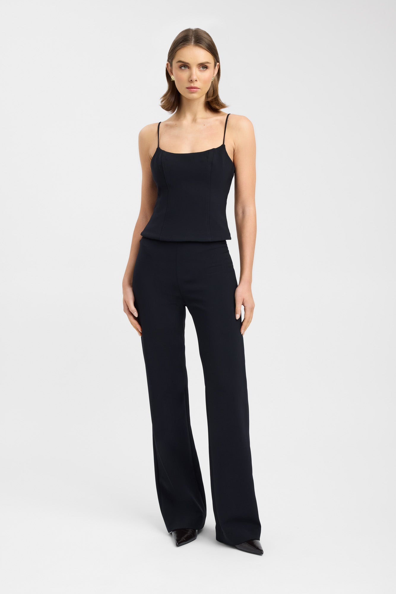 Alto High Waist Flare Pants for Women - 70s Retro Vintage Wide Leg Trousers | Perfect for Casual Wear, Office Outfits & Boho Fashion