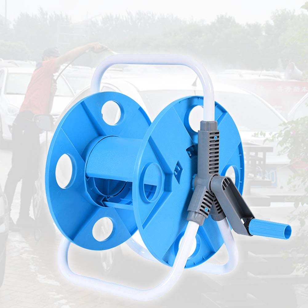 SoFull Portable Garden Hose Reel - Heavy Duty Water Pipe Storage & Irrigation Tool with Winding Rack Holder - Perfect for Lawn Care, Yard Watering & Outdoor Gardening