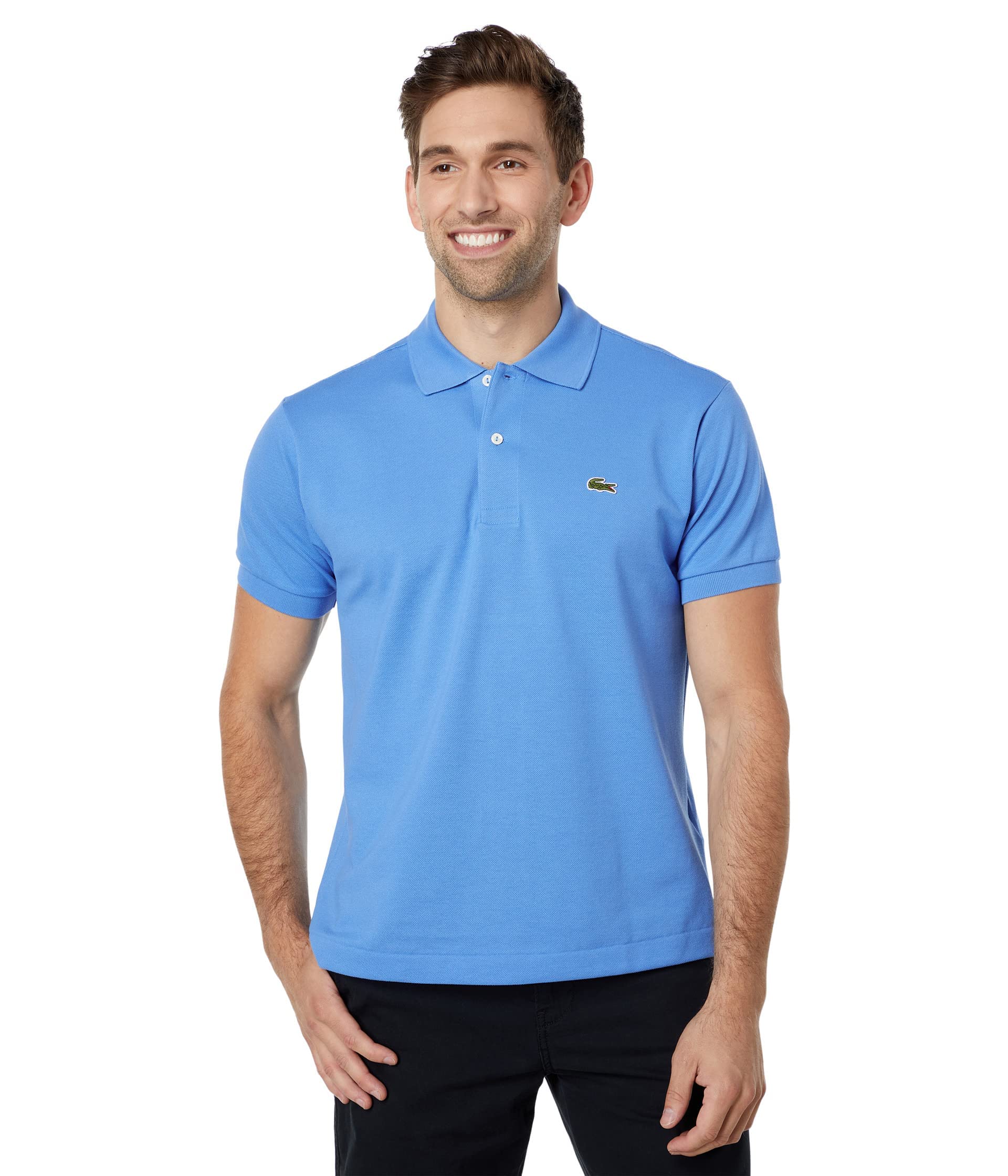 Lacoste Men's Legacy L.12.12 Short Sleeve Pique Polo Shirt - Classic Cotton Casual Shirt for Golf, Work & Everyday Wear