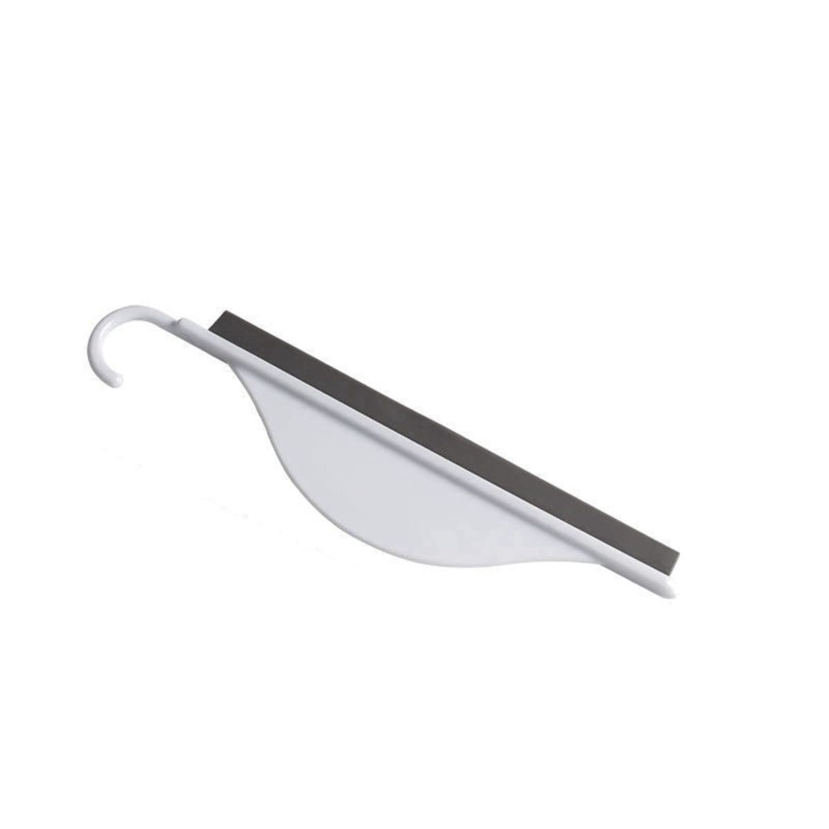 Small Window Squeegee with Hanging Hook - Glass Cleaner Scraper Tool for Bathroom Tiles & Window Screens | Water Wiper Scrubber for Shower Doors, Mirrors & Car Windows (1pc)