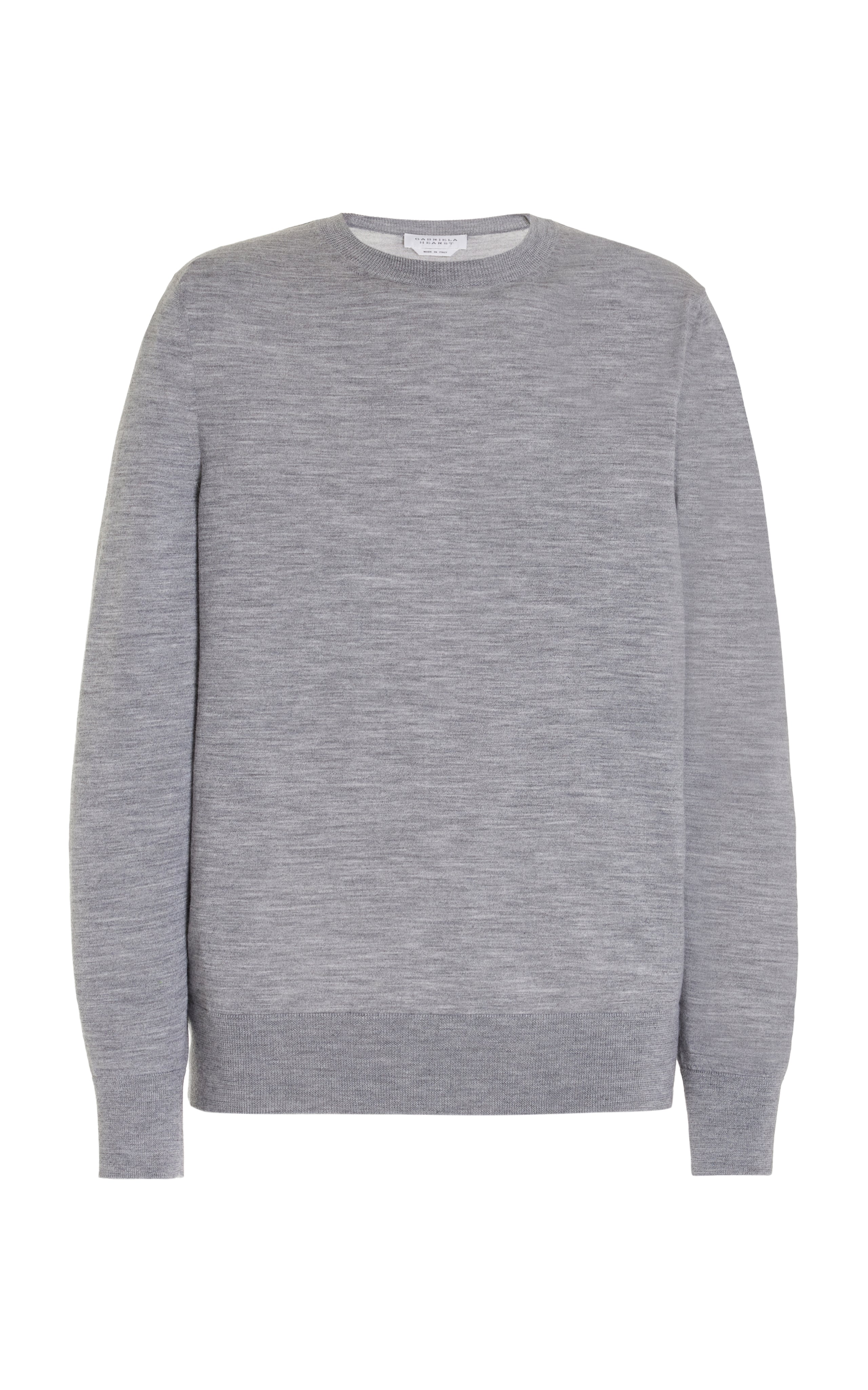 Palco Knit Crewneck Sweater - Heather Grey Merino Wool for Men & Women | Cozy Winter Wear, Office Outfits & Casual Everyday Style