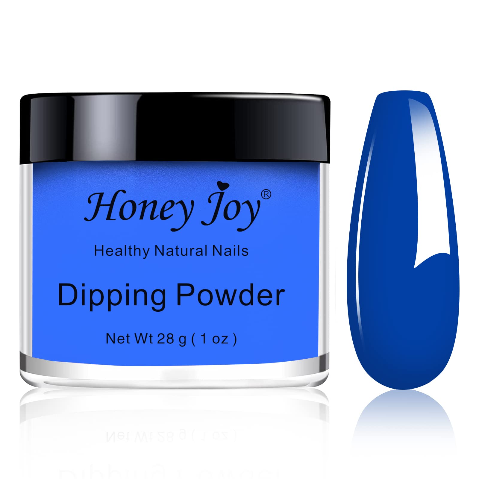 Royal Blue Dip Powder Nails Kit - Long-Lasting No UV Light Needed Dipping Nails, 28g/Box (ND064B-WD13) for Salon & Home Manicure, DIY Nail Art, Party & Special Occasions