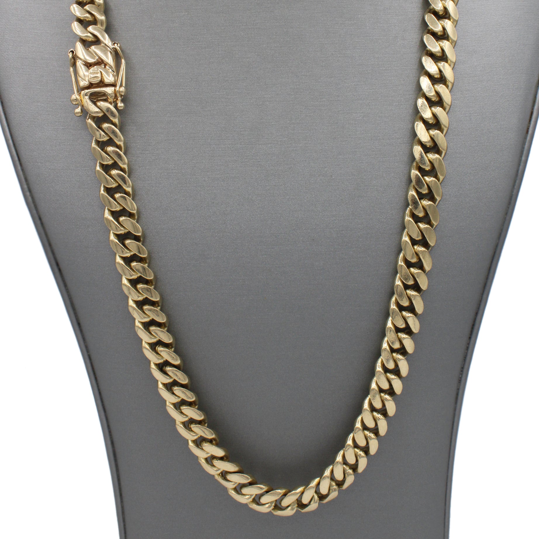 14K Solid Gold Miami Cuban Link Chain - 10.2mm Width, 26.5 Inches Length - Premium JTJ™ Jewelry for Men - Perfect for Hip-Hop Fashion, Gifts & Special Occasions