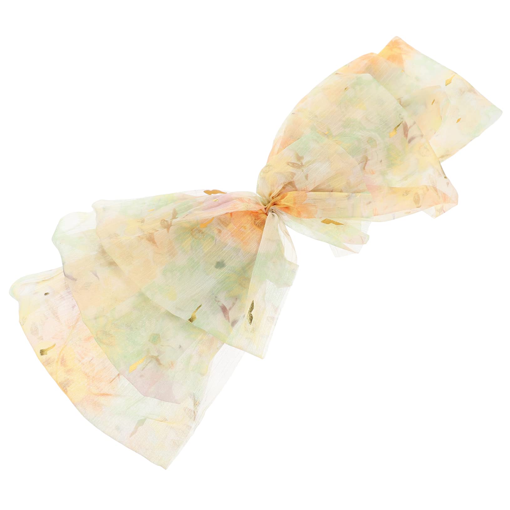FOMIYES Korean Hair Clips for Women - Elegant Spring Clip Hair Barrettes with Gauze Ribbon, Hair Bows & Hair Gems | Perfect for Weddings, Parties, and Daily Styling