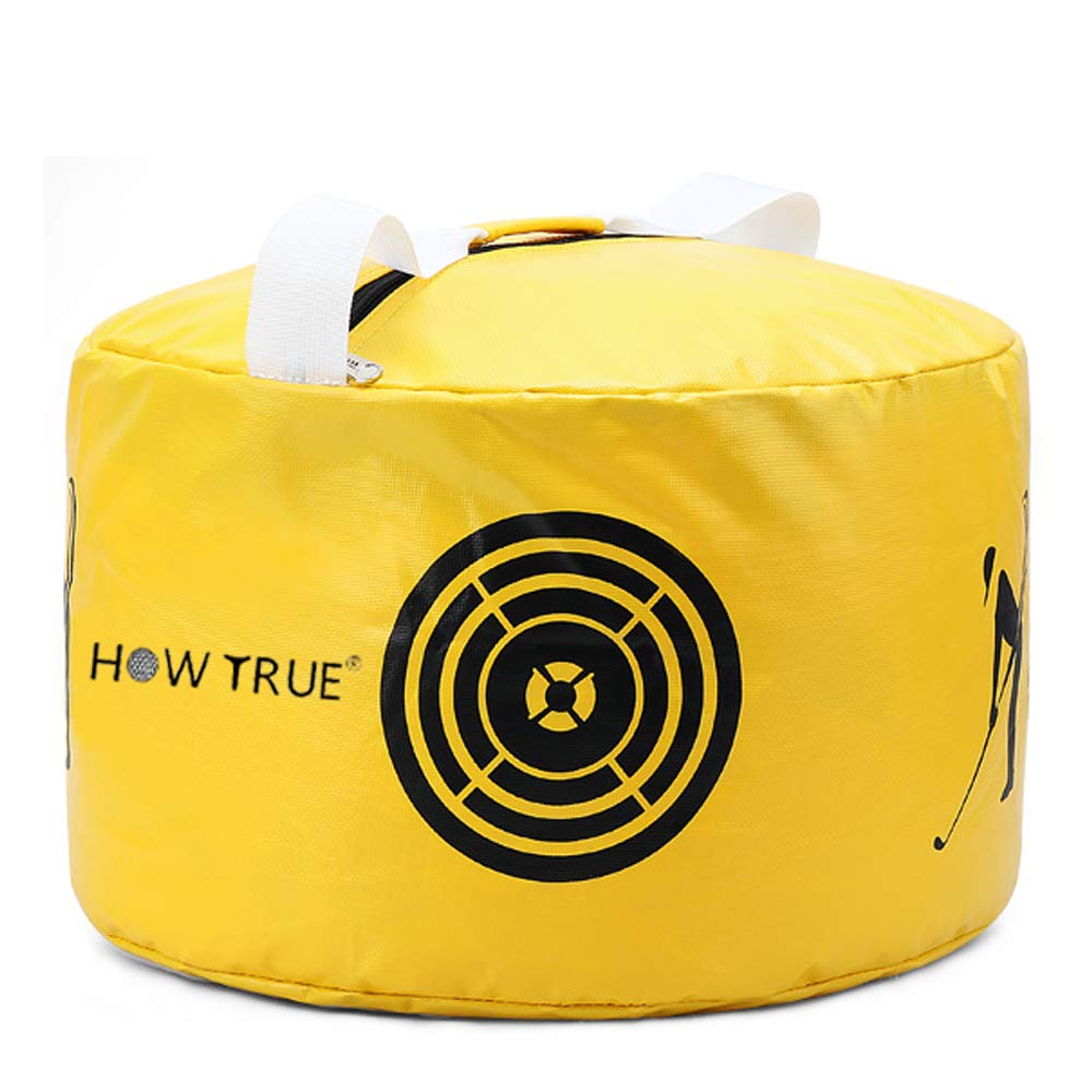 HOW TRUE Golf Smash Bag Swing Trainer - Portable Impact Practice Aid for Golfers | Improve Driving Range & Backyard Training | Perfect for Indoor/Outdoor Use
