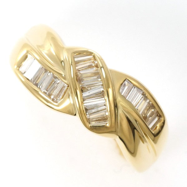 18K Yellow Gold Diamond Ring for Women - Elegant Solitaire Engagement & Wedding Band - Perfect for Proposals, Anniversaries, and Special Occasions