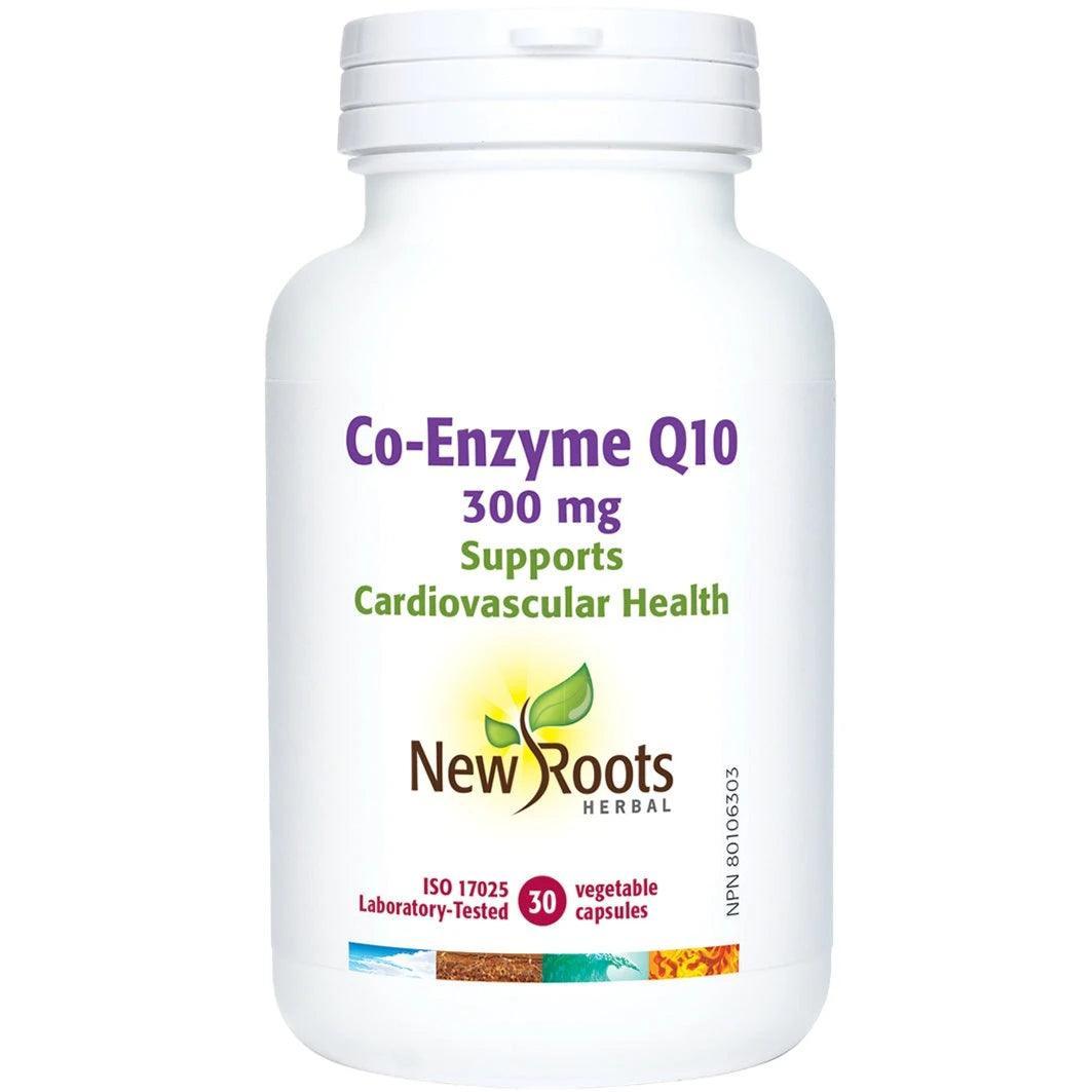 New Roots Co Enzyme Q10 300mg - 30 Veggie Capsules for Heart Health & Energy Support - Premium Vegan Supplement for Cardiovascular Wellness & Active Lifestyle