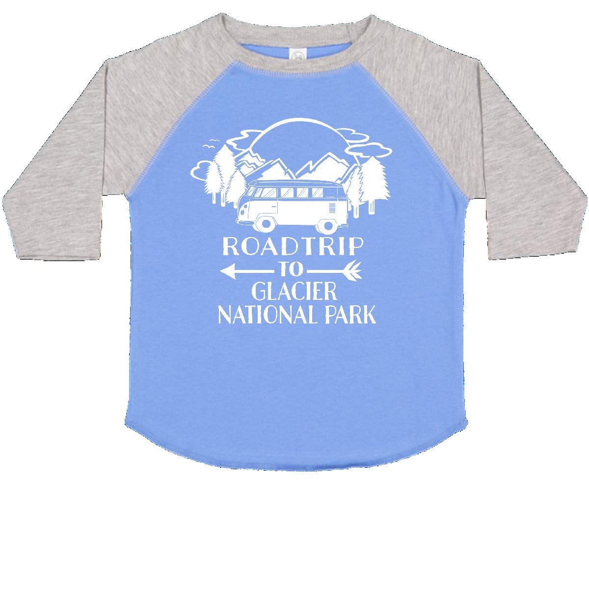 Glacier National Park Toddler T-Shirt for Road Trips & Travel