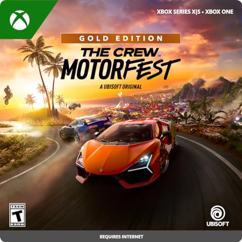 The Crew Motorfest: Gold Edition - Xbox One Digital Download Code | Open World Racing Game for Xbox | Ultimate Edition with Exclusive Content & Bonuses | Perfect for Racing Enthusiasts & Multiplayer Gaming
