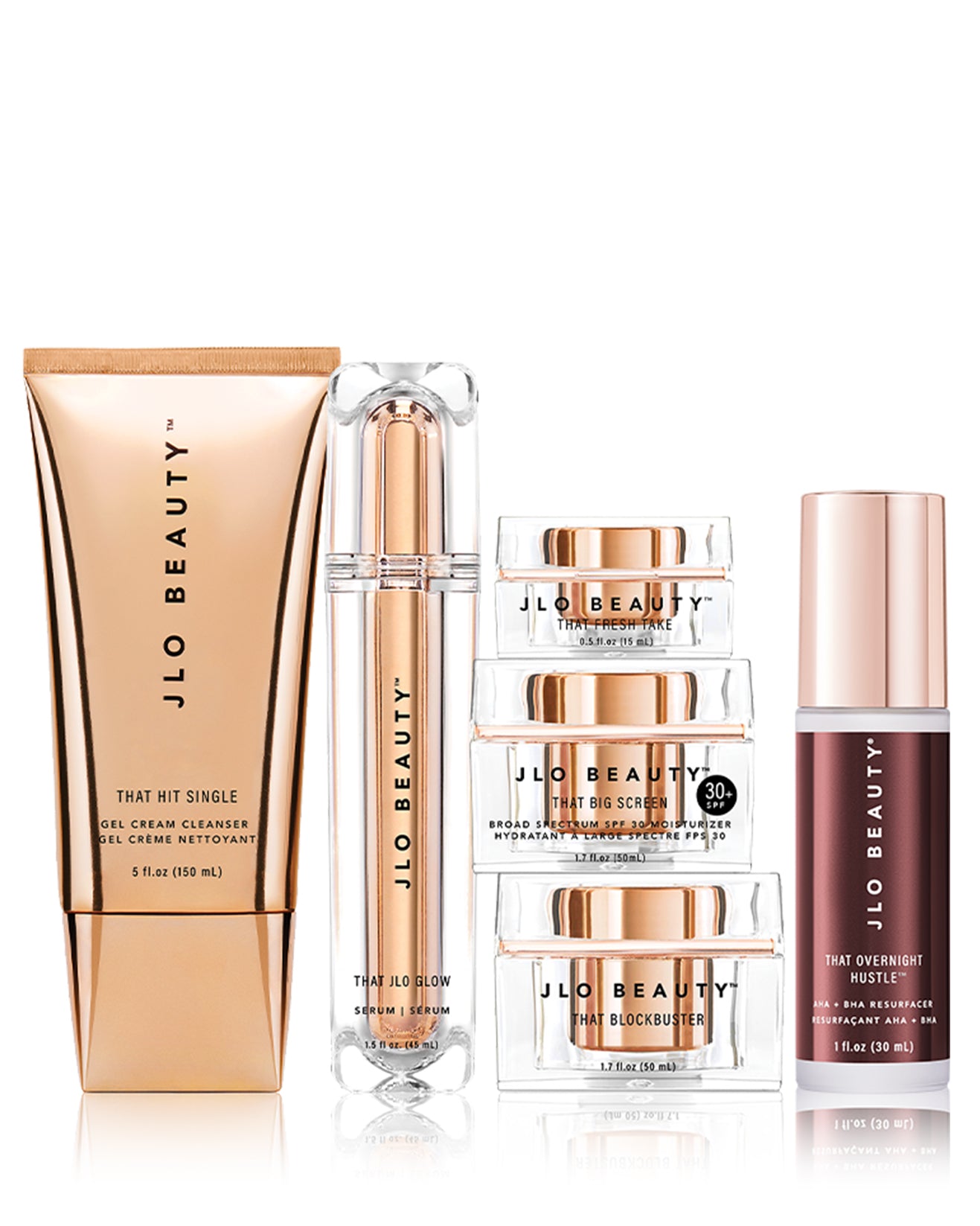 6-Piece JLO Deluxe Makeup Kit (Full Size) - Perfect for Everyday Glam & Special Occasions