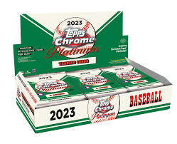 2023 Topps Chrome Platinum Baseball Trading Cards Hobby Box - Collectible Cards for Sports Fans & Memorabilia Enthusiasts - Perfect for Trading, Collecting, and Displaying