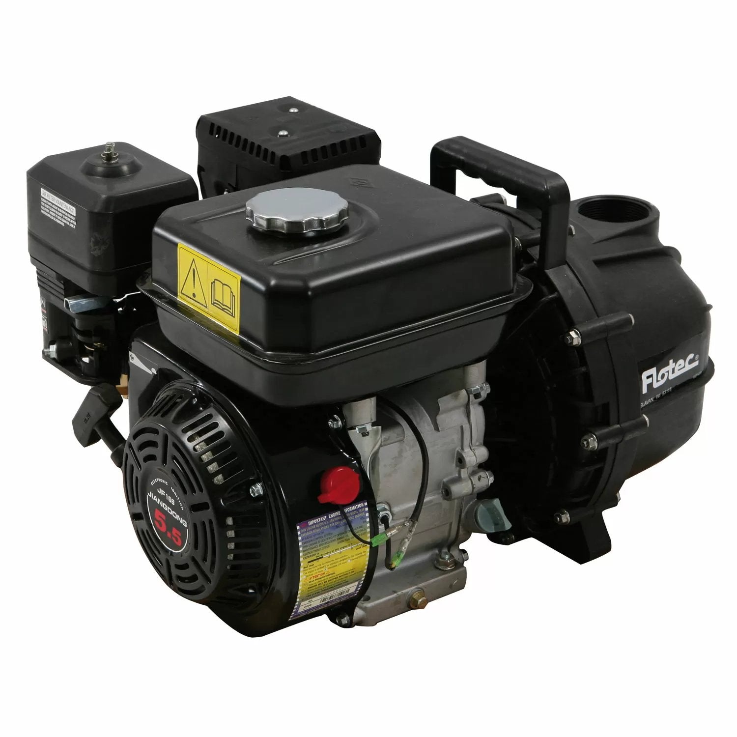 Flotec® 5.5 HP High Performance Gas Engine Water Pump - Ideal for Irrigation, Construction, and Emergency Water Transfer