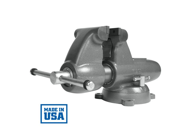 Heavy Duty C 3 Pipe and Bench Vise - 6 Inch Jaw Width, 9 Inch Max Jaw Opening, 6 5/8 Inch Throat Depth - Perfect for Plumbing, Metalworking, and Woodworking Projects