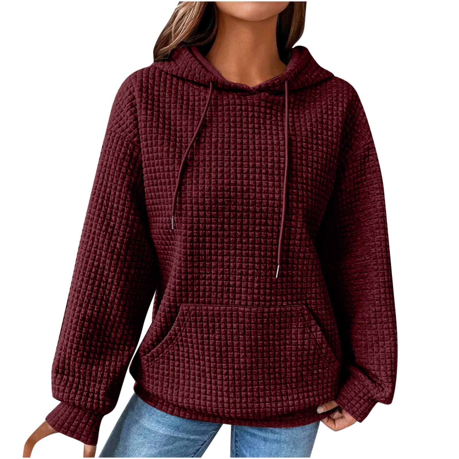 2023 Trendy Plus Size Crewneck Pullover Hoodies for Women - Eiyaclvo Fall Tops with Stars Graphic, Casual Long Sleeve Sweatshirt for Autumn Outings and Cozy Home Wear
