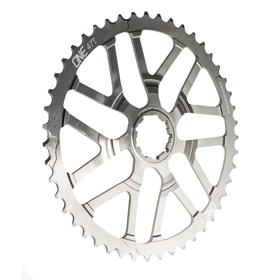 OneUp 47T Sprocket +18T - Compatible with Shimano 1X11 Drivetrain - Upgrade Your Mountain Bike for Better Performance on Trails and Off-Road Adventures