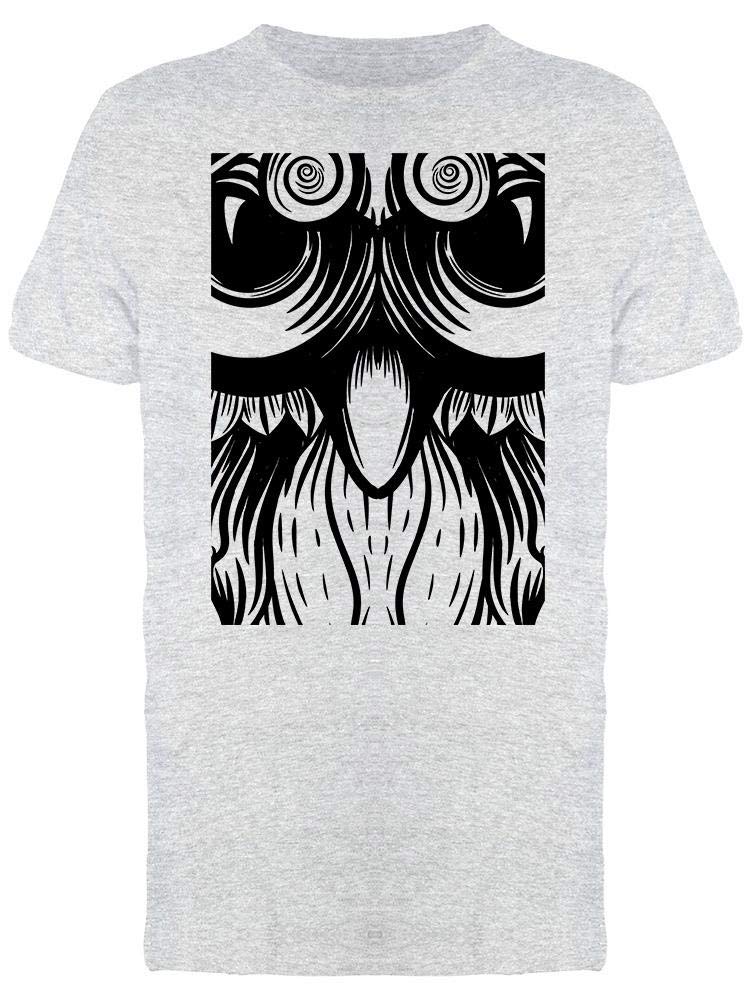 Hand Drawn Cute Owl Graphic T-Shirt for Men - Casual Streetwear & Everyday Wear