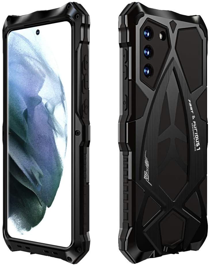 Premium Aluminum Protective Case for Samsung Galaxy S21 Ultra - Durable Batman Design | Shockproof Cover for Work, Travel & Everyday Use