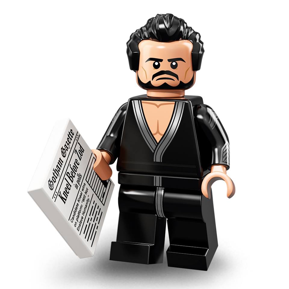 General Zod LEGO Minifigure - The Batman Movie Series 2 Collectible Toy for Superhero Fans - Perfect for Display, Play & DC Comics Collections