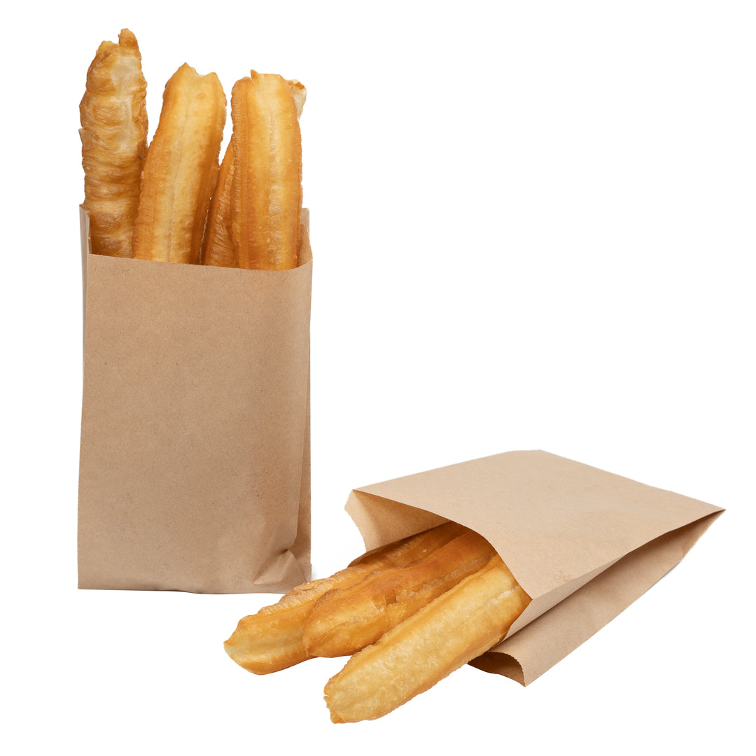 Eco-Friendly Kraft Paper French Fry & Snack Bags - 5